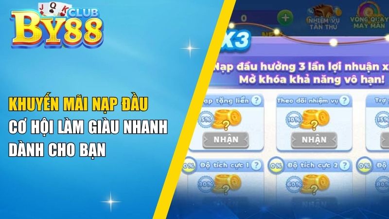 khuyến mãi nạp đầu
