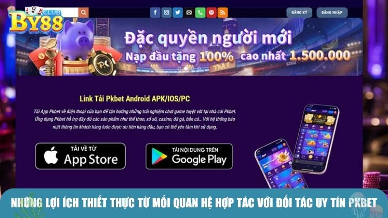 Những lợi ích thiết thực từ mối quan hệ hợp tác với đối tác uy tín PKBET